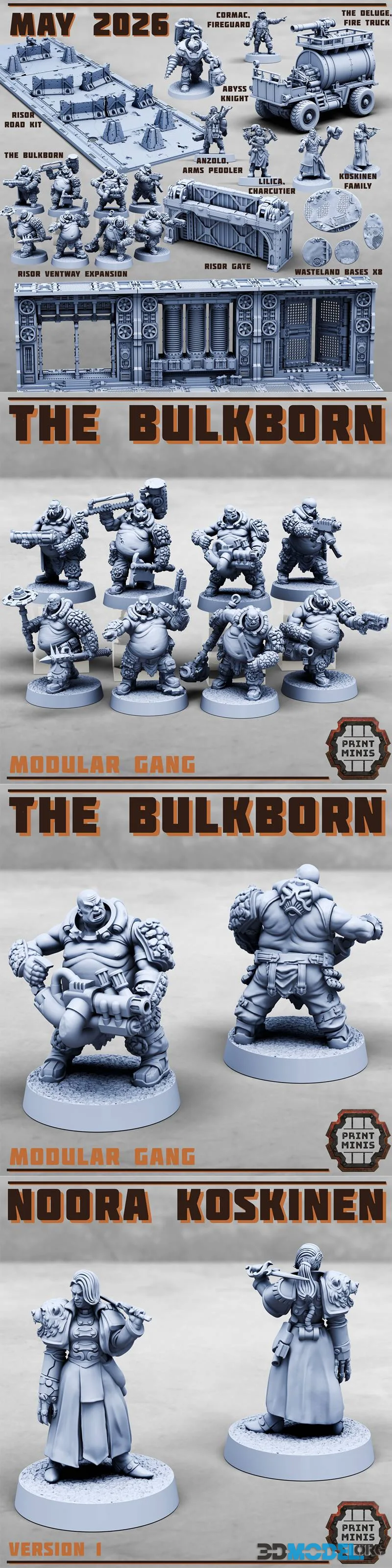 Print Minis May 2026 – Printable