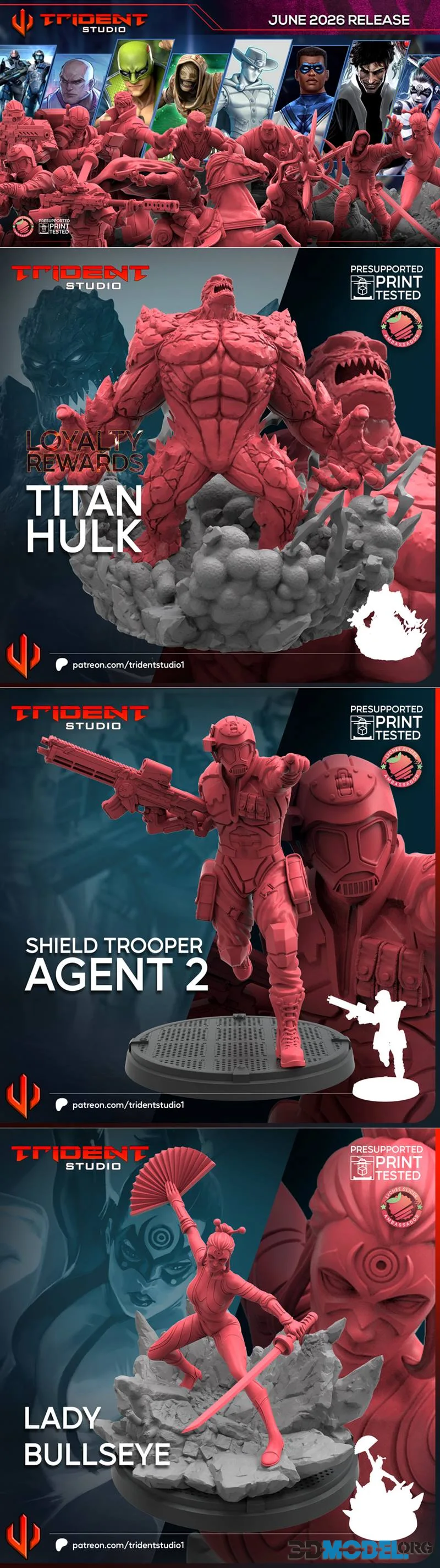 Trident Studio June 2026 – Printable