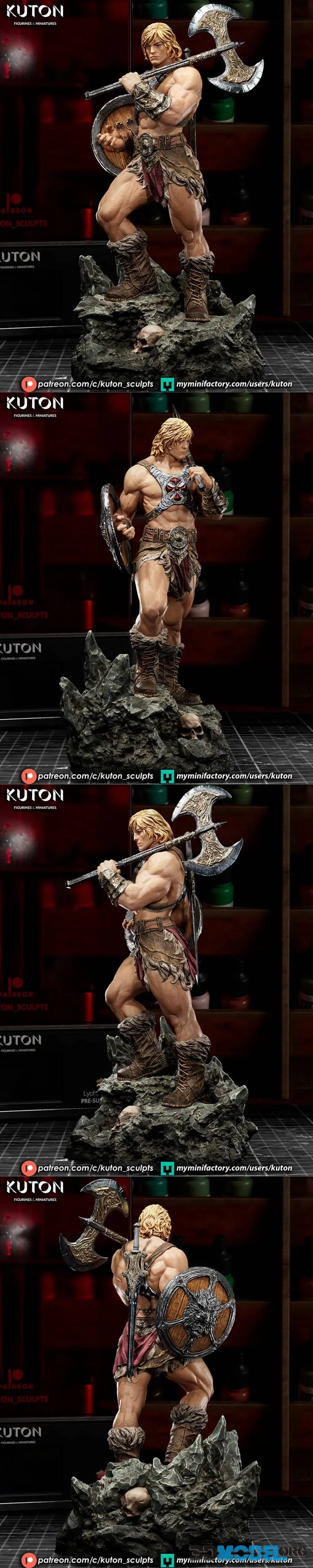 Kuton Figurines - He Man – Printable