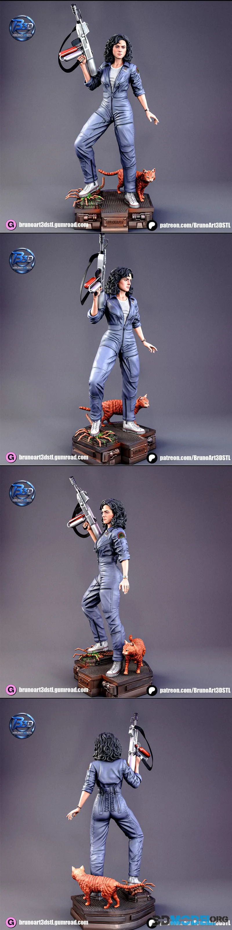 BrunoArt3D - Ellen Louise Ripley – Printable