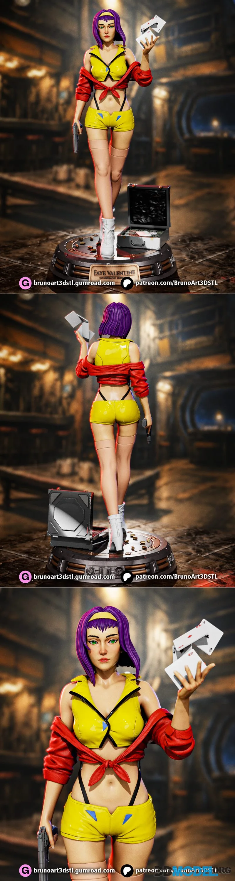 BrunoArt3D - Faye Valentine – Printable
