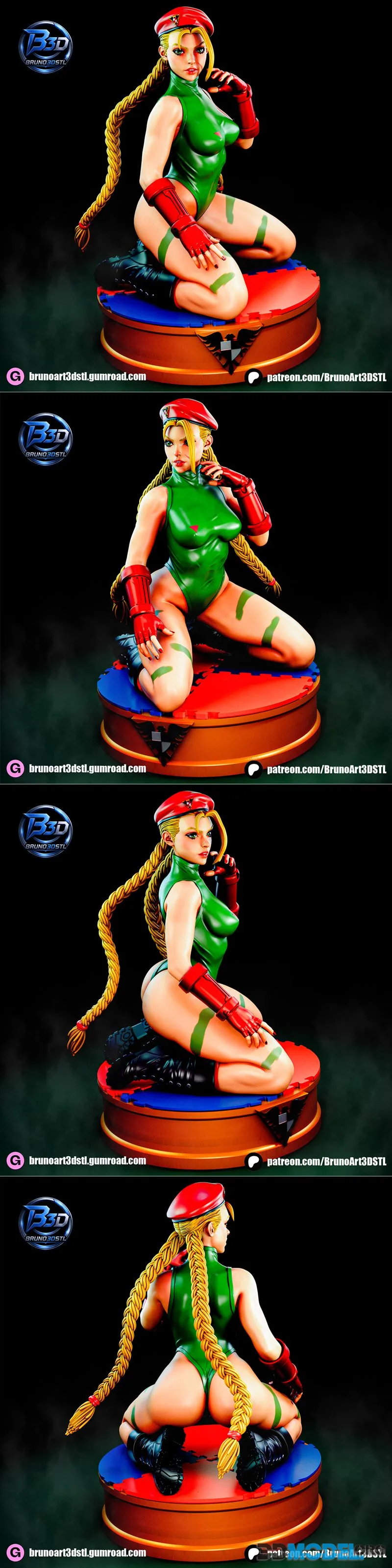 BrunoArt3D - Cammy Sexe pose – Printable