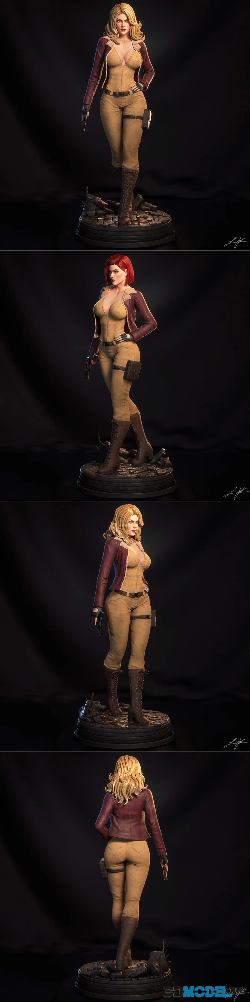 Abe3D - Cover Girl – Printable