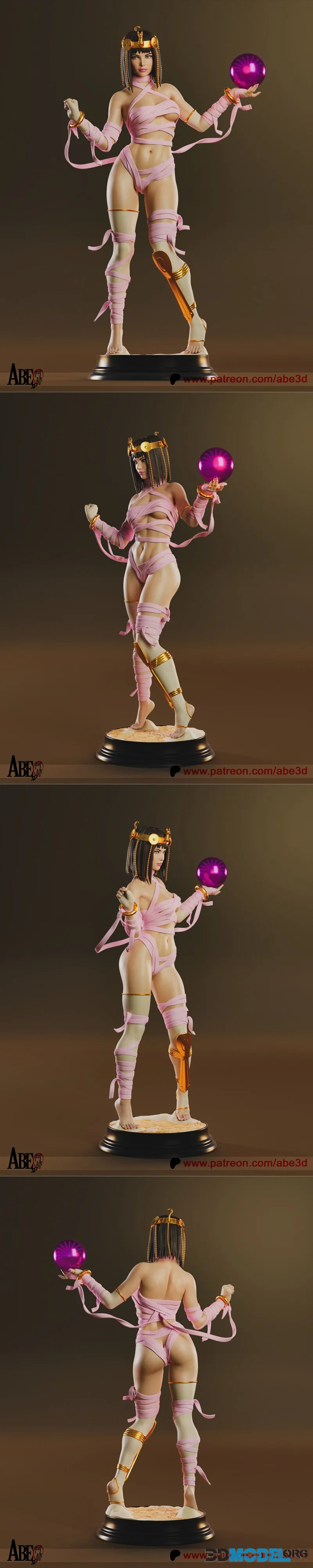 Abe3D - Menat Street Fighter V – Printable