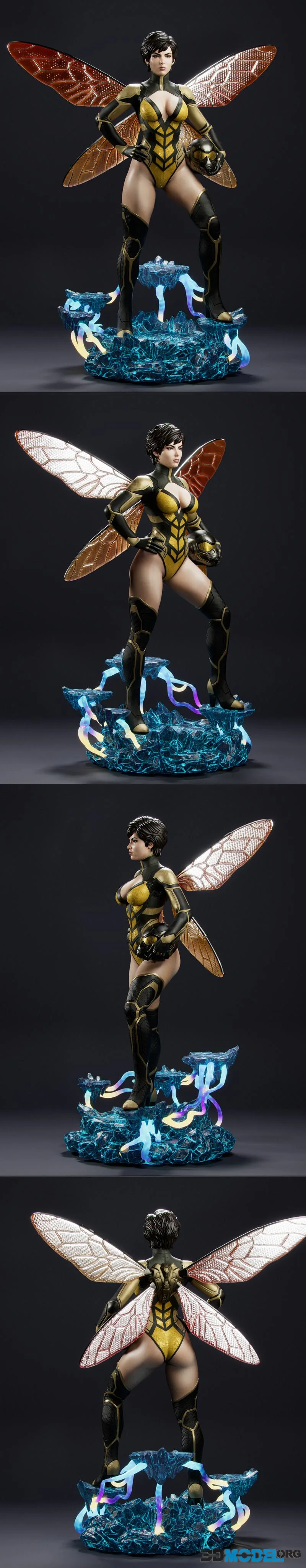 Abe3D - Wasp - Marvel – Printable