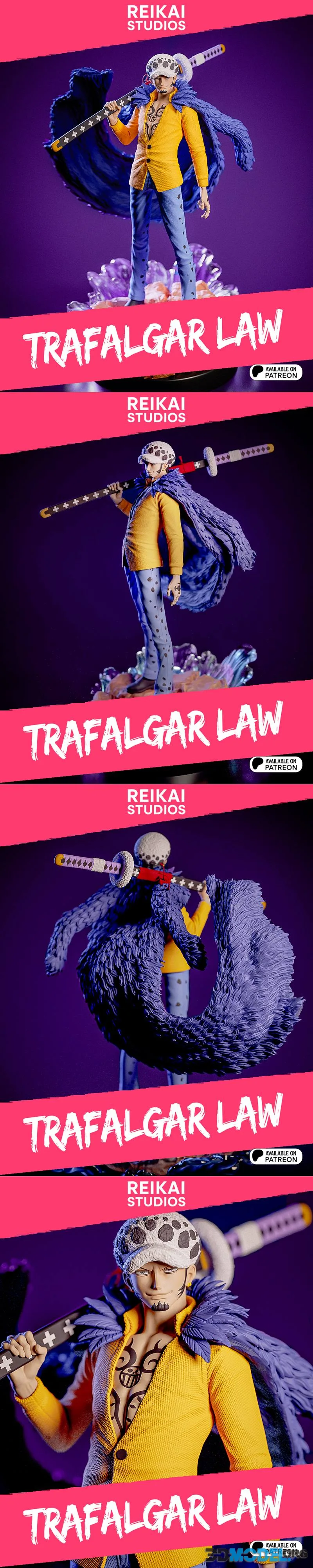 Ryodan Studio - Trafalgar D. Water Law – Printable