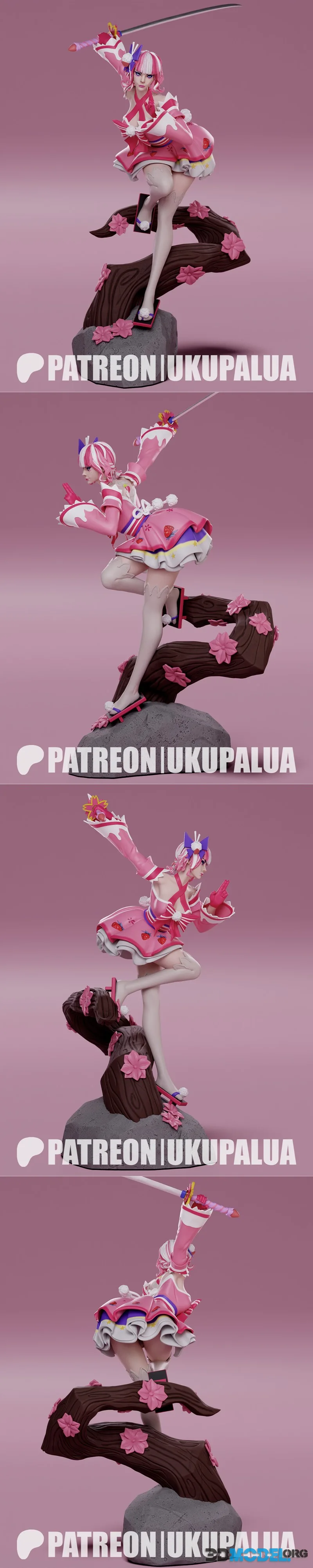 Ukupalua - Marvel - Psylocke (Daring Daifuku) – Printable