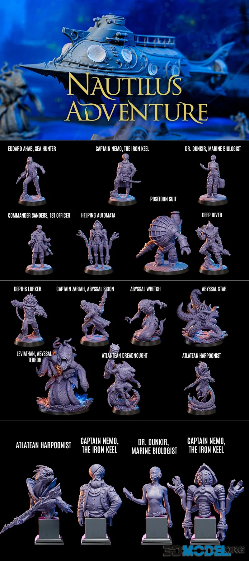 Loot Studios Sci-fi - Nautilus Adventure February 2026 – Printable