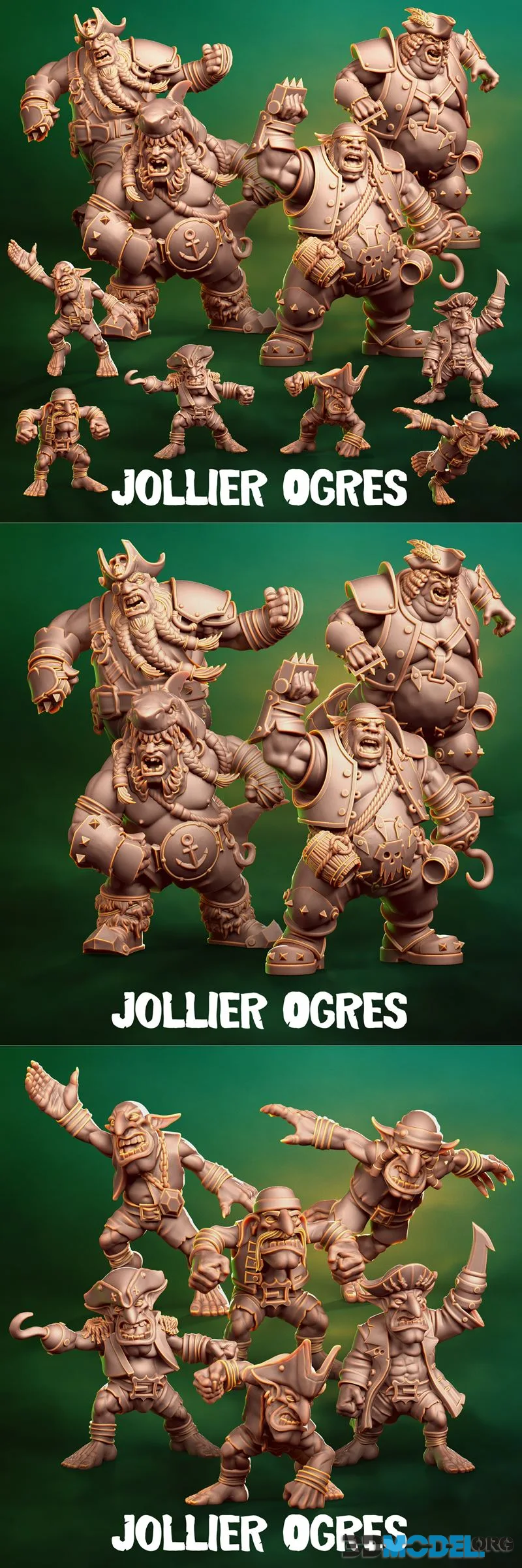 Punga Miniatures - Jollier Ogres Part 2 March 2026 – Printable