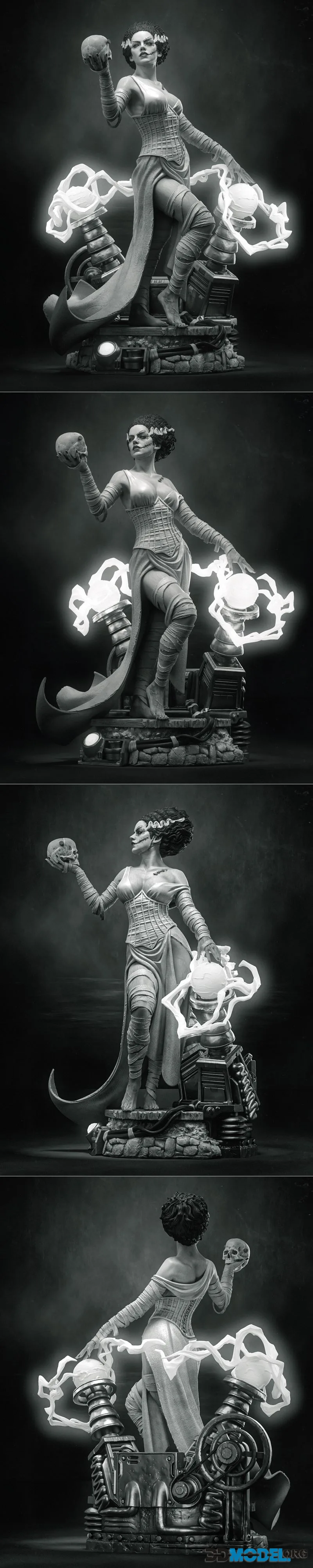 CA 3D Studios - Frankenstein Bride – Printable