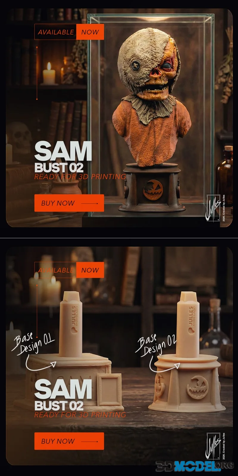 Julles Modelado - Sam Trick or Treat Bust 02 – Printable