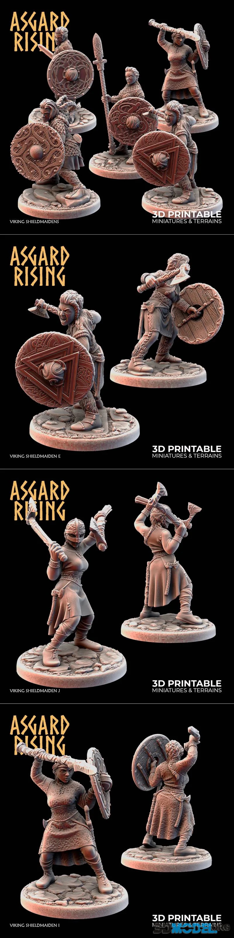 Asgard Rising Miniatures January 2026 – Printable