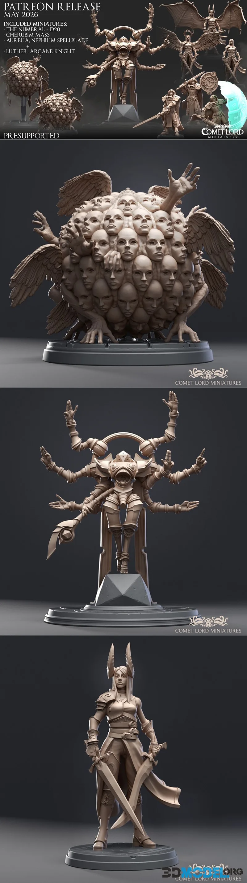 Comet Lord Miniatures May 2026 – Printable