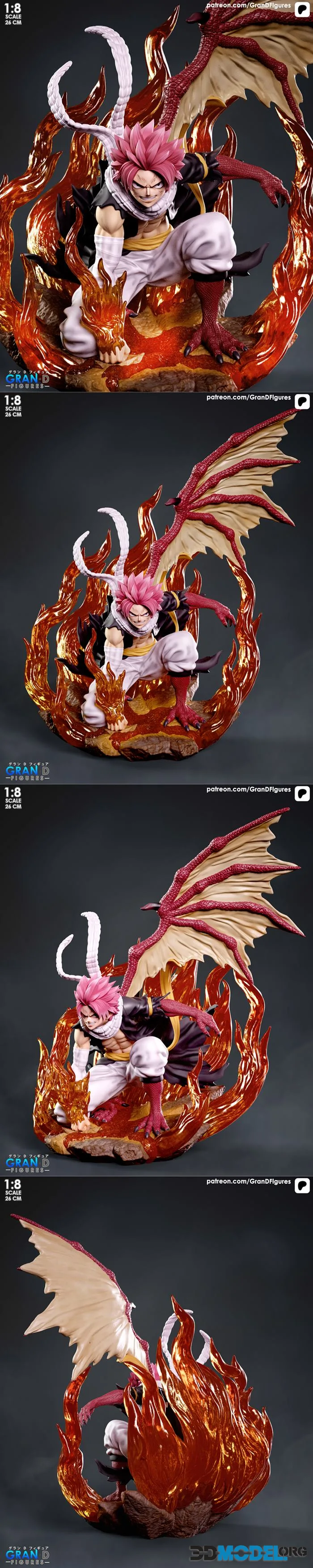 Gran D. Figures - Natsu – Fairy Taill – Printable
