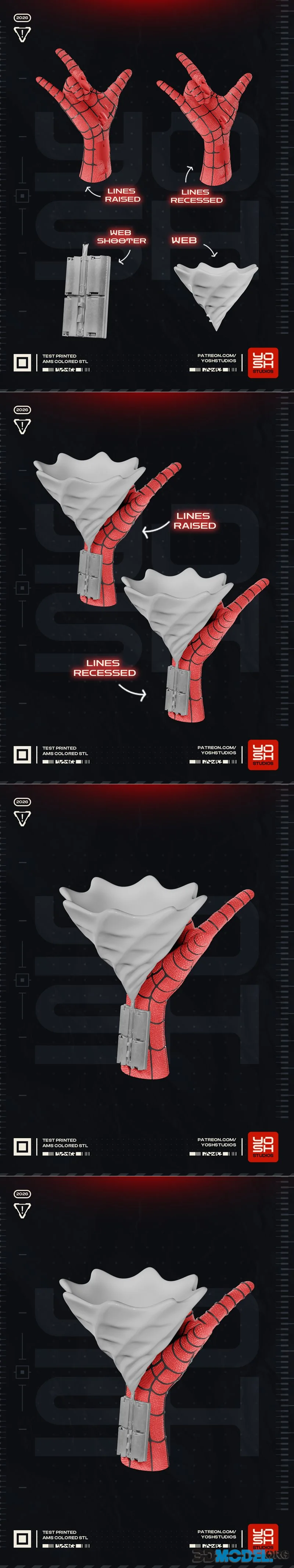 Yosh Studios - Spider-Man Popcorn Bucket – Printable