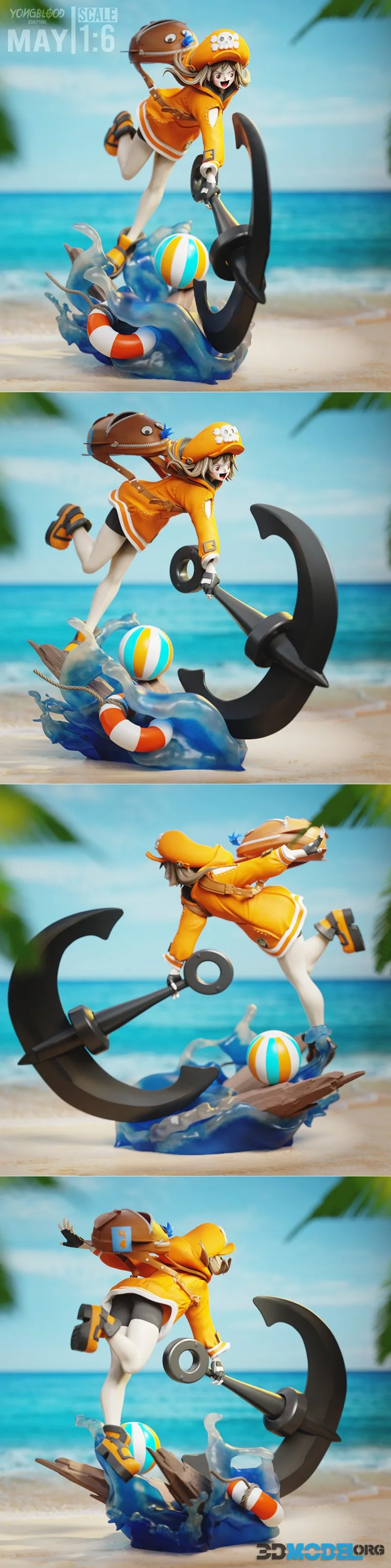 Yongblood Sculpture - May Guity Gear – Printable