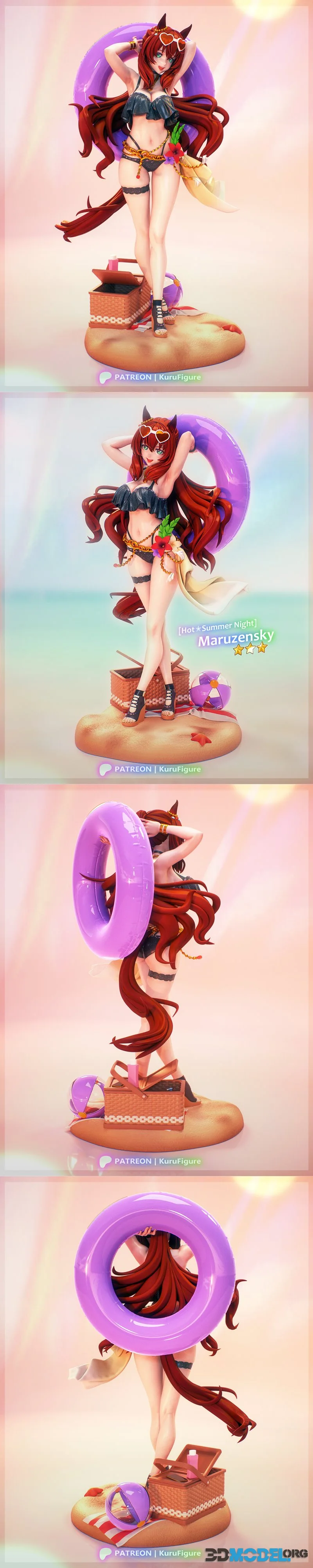 Kuru Figure - Umamusume - Maruzensky – Printable