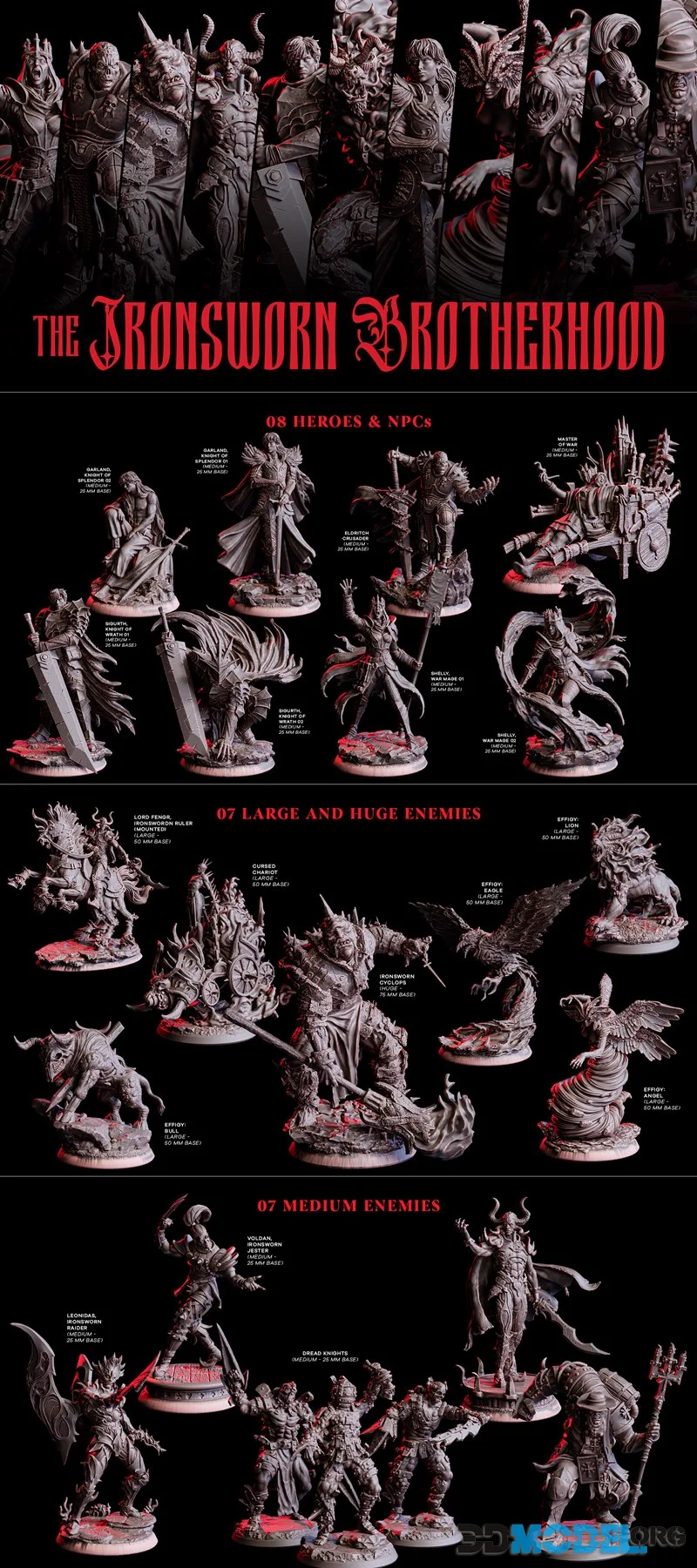 Flesh of Gods - The Ironsworn Brotherhood March 2026 – Printable