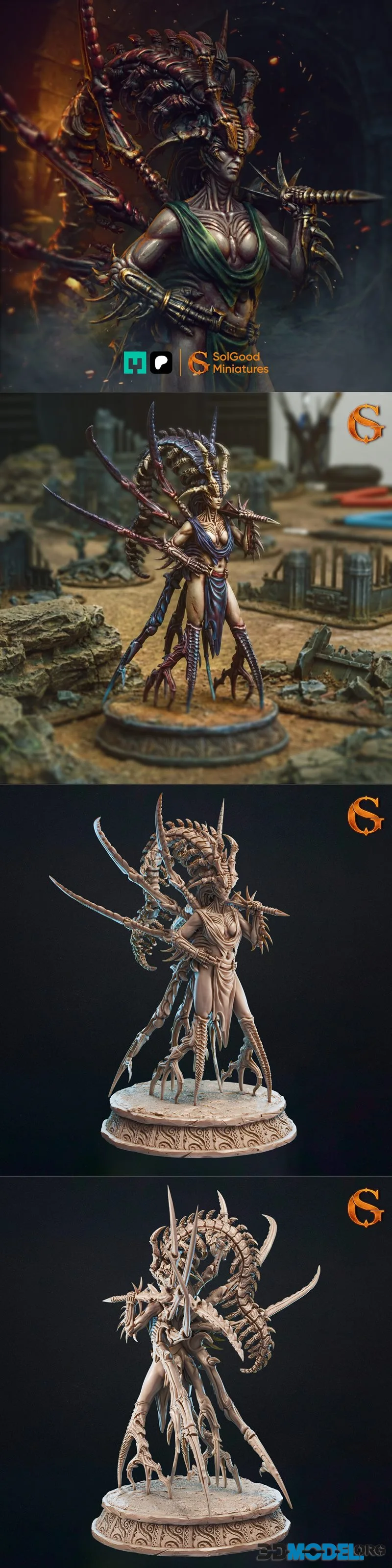 SolGood Creation - Symbiote Warrior – Printable