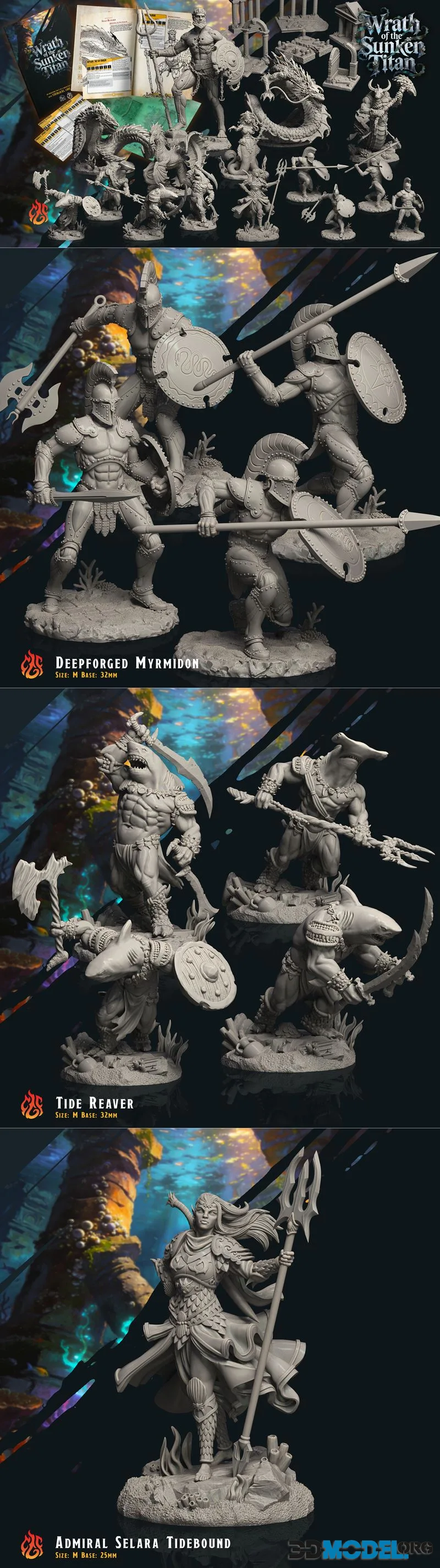 Crippled God Foundry - Wrath of the Sunken Titan February 2026 – Printable