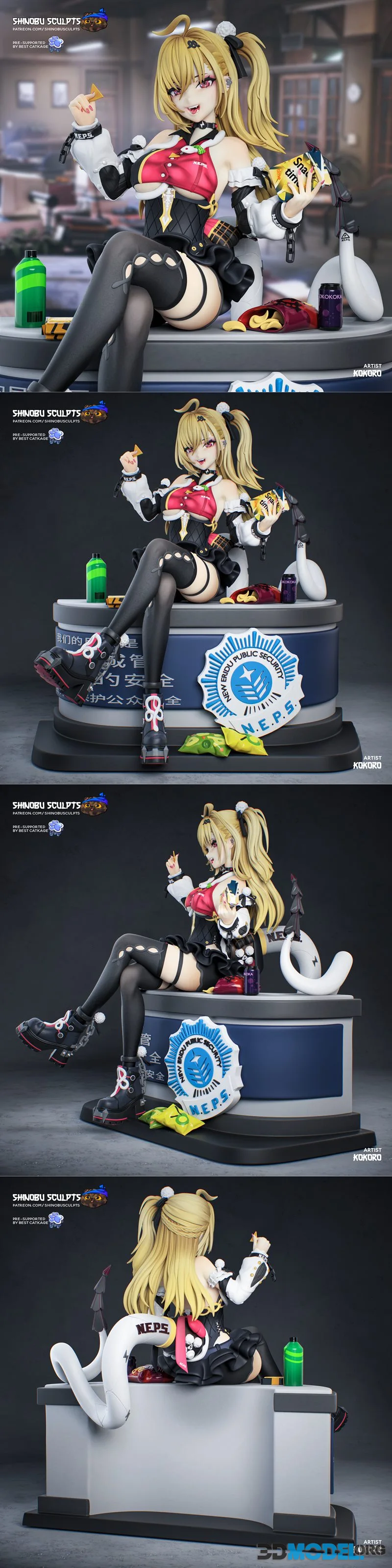 Shinobu Sculpts - Zenless Zone Zero - Cissia – Printable