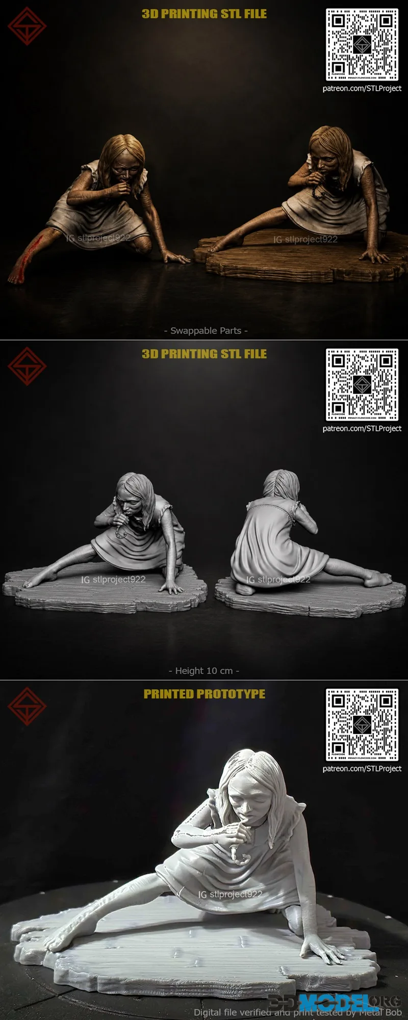 STL Project - Katie (Lee Cronin's The Mummy) – Printable