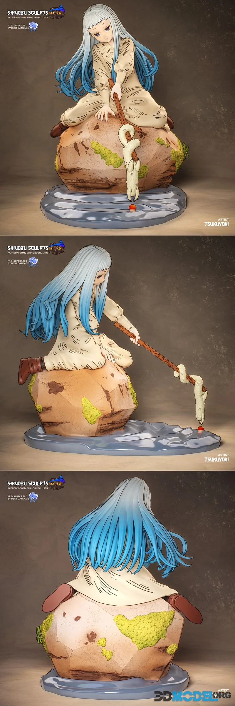 Shinobu Sculpts - Richeh - Witch Hat Atelier – Printable
