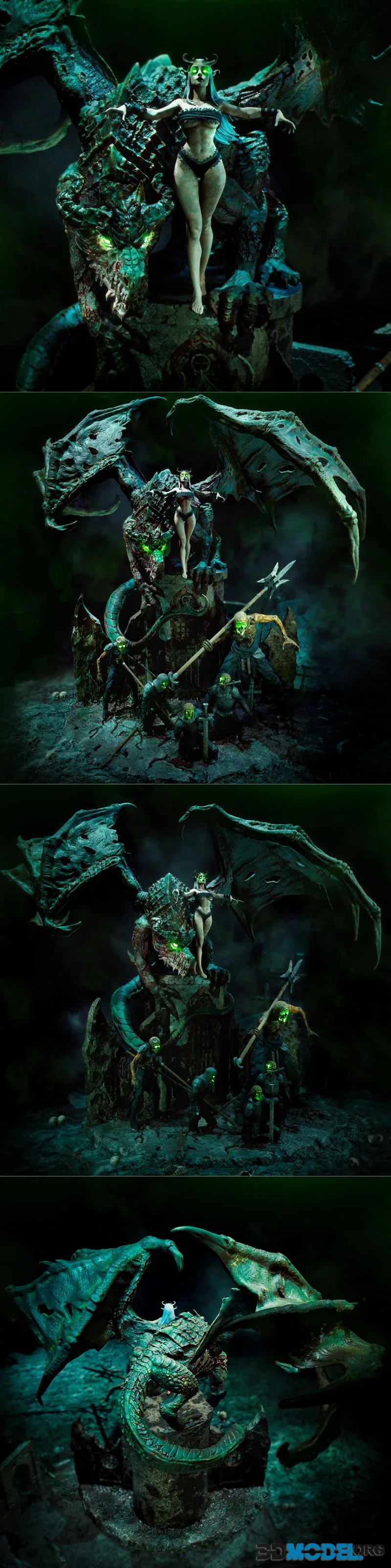 CA 3D Studios - The Necromancer – Printable