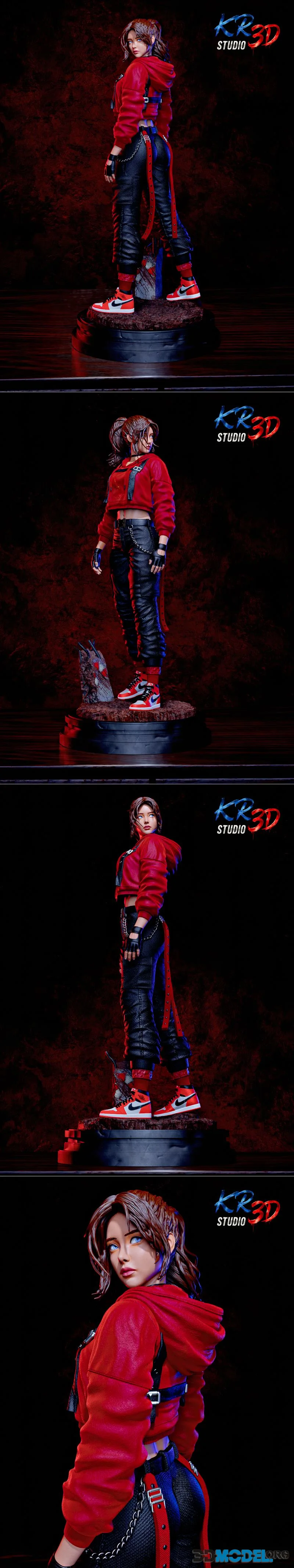 KR3D Studio - Claire Redfield (Cyberpunk Edition) - Resident Evil 2 Remake – Printable