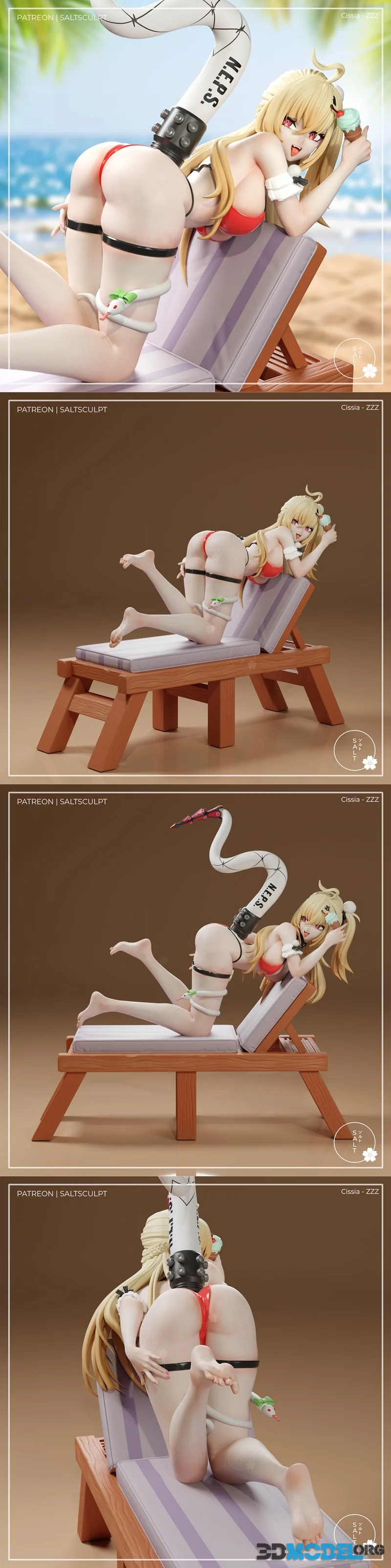 SaltSculpt - Zenless Zone Zero - Cissia – Printable