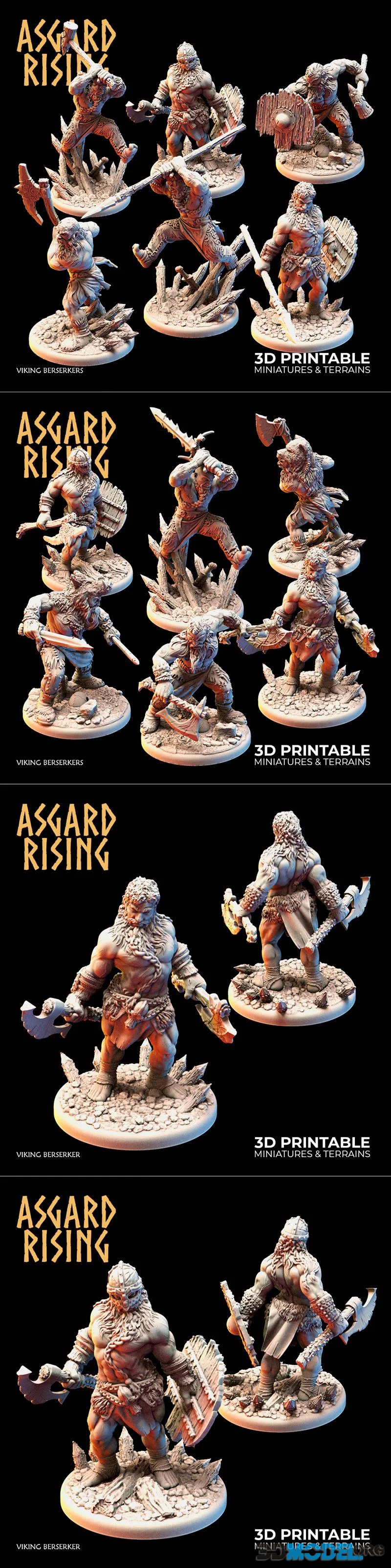 Asgard Rising Miniatures March 2026 – Printable