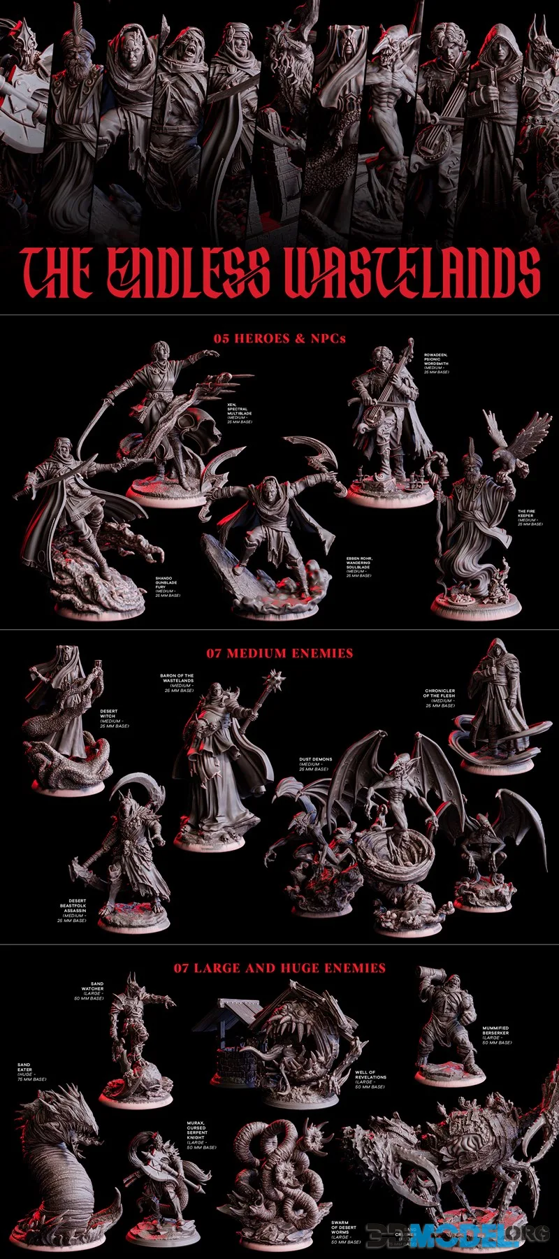 Flesh of Gods - The Endless Wastelands May 2026 – Printable