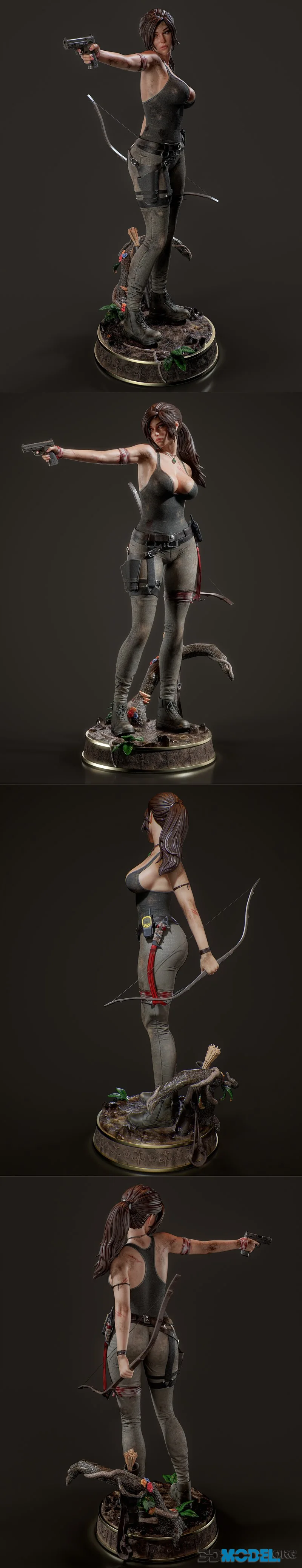 Abe3D – Lara Croft 2 – Printable