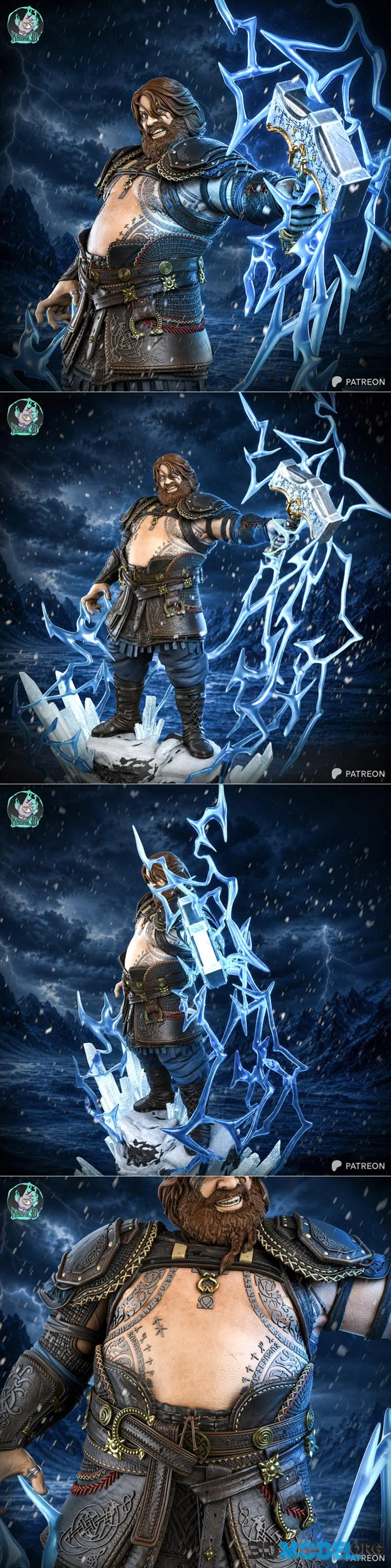 Kaidan 3D - Thor (God of War) – Printable