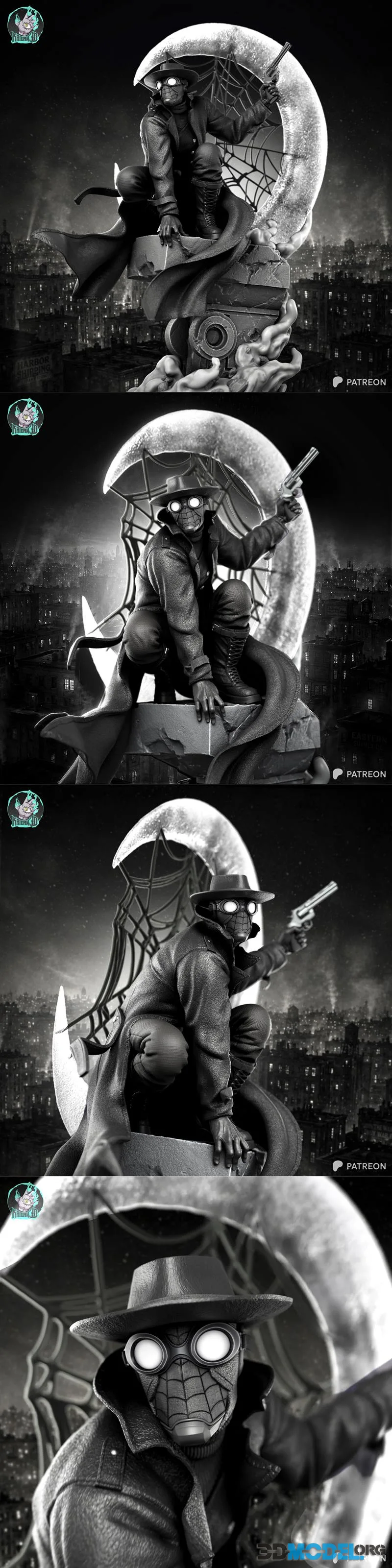 Kaidan 3D - Spider-Man Noir MARVEL – Printable