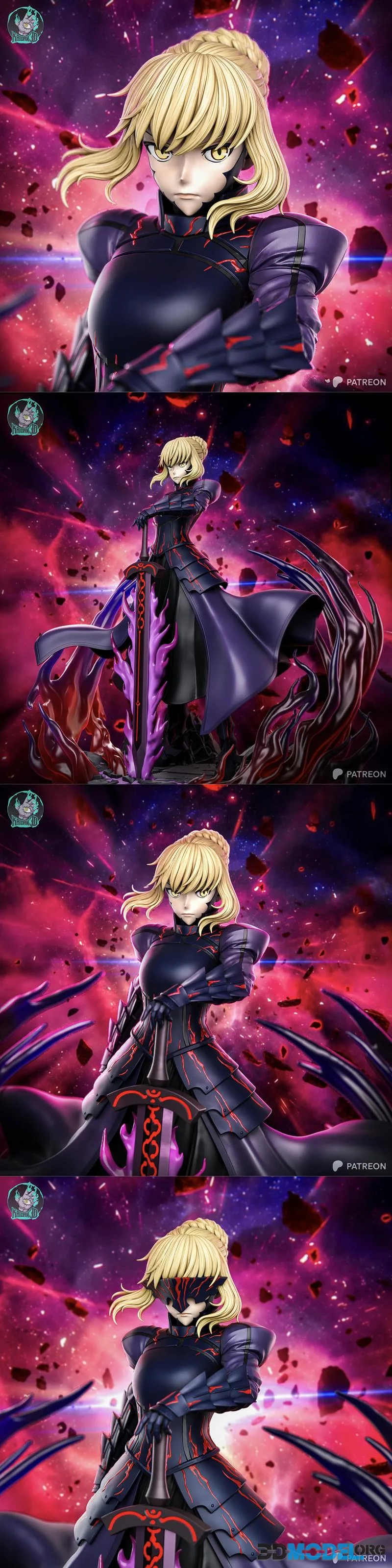 Kaidan 3D - Saber Alter FATE – Printable