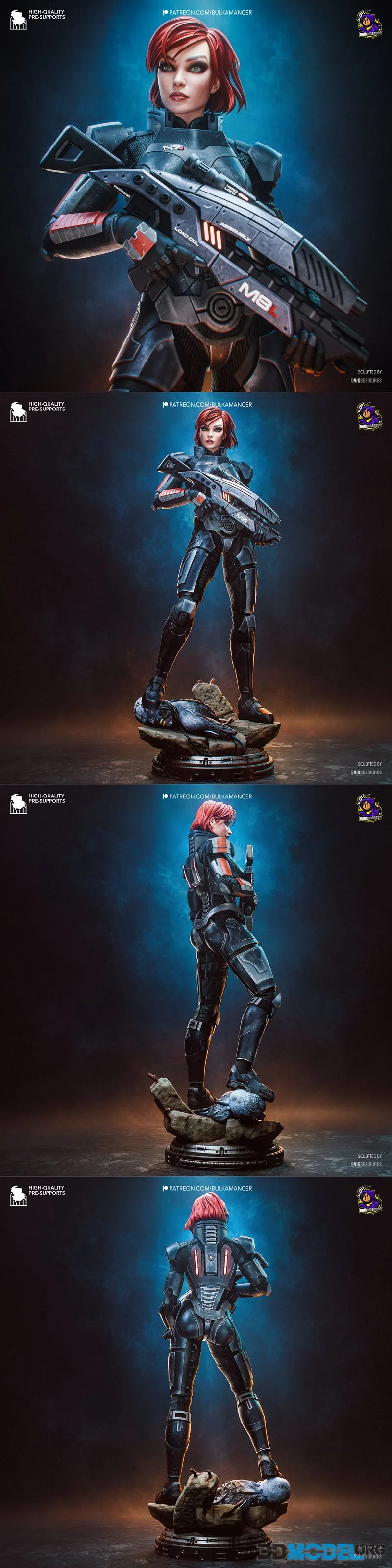 Bulkamancer Sculpts - Jane Shepard – Printable