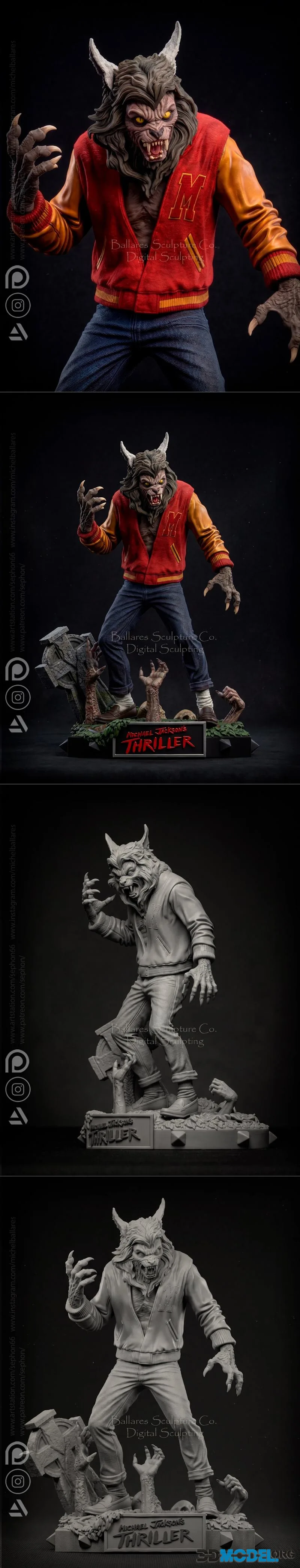 Michael Jackson Thriller by Creative Geek MB – Printable
