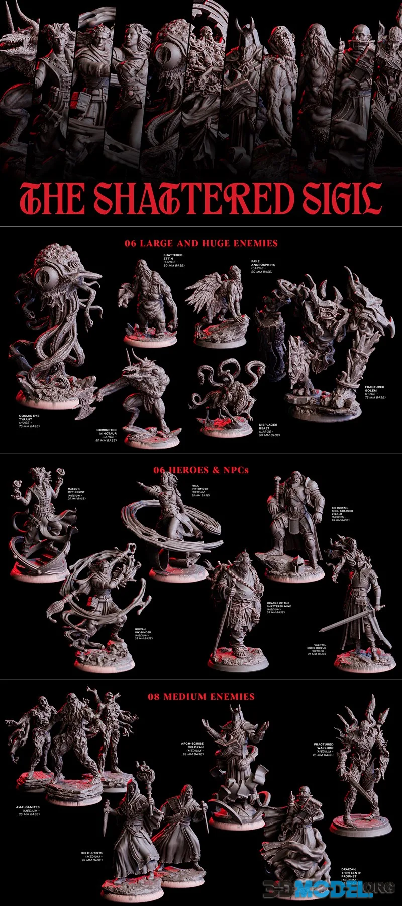 Flesh of Gods - The Shattered Sigil January 2026 – Printable