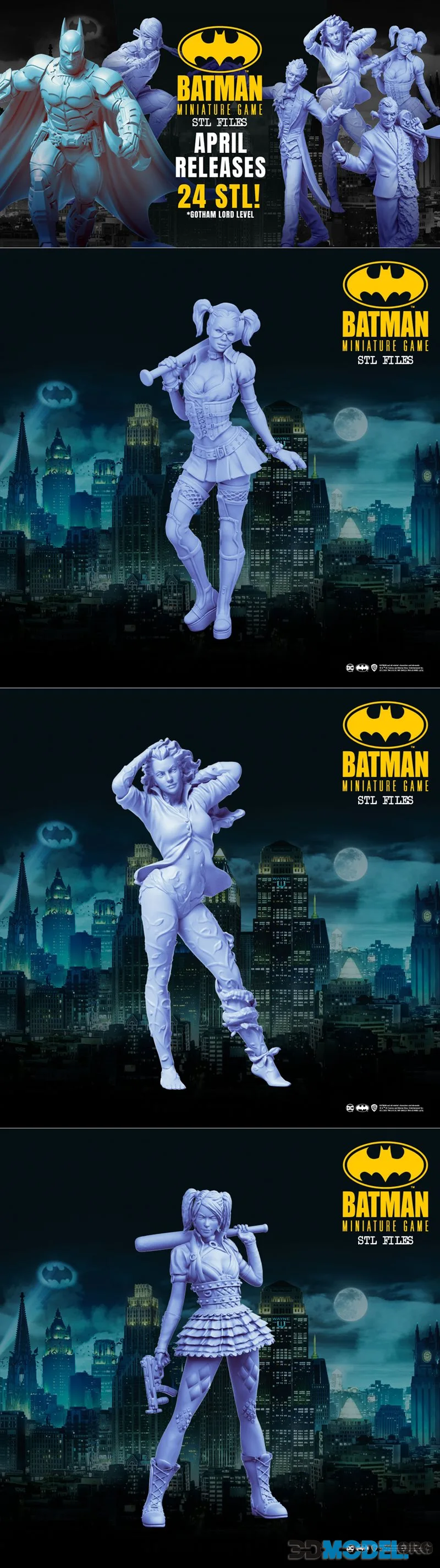 Knight Models – Batman Miniatures Game April 2026 – Printable