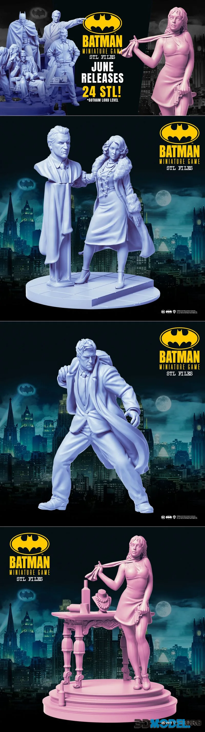 Knight Models – Batman Miniatures Game - Gotham Organized Crime Rises June 2026 – Printable