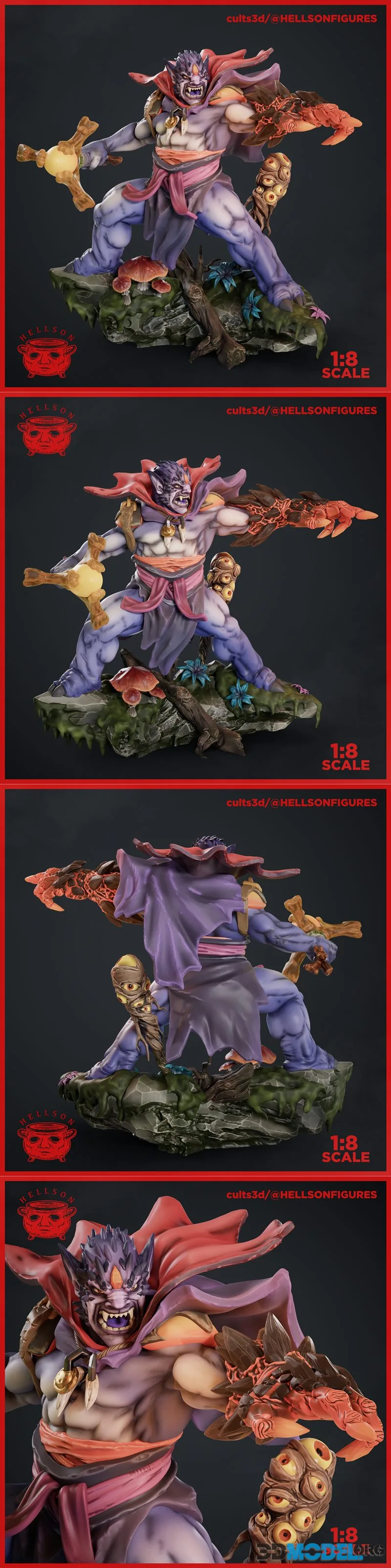 Hellson Figures - Dota 2 Lion Figure – Printable
