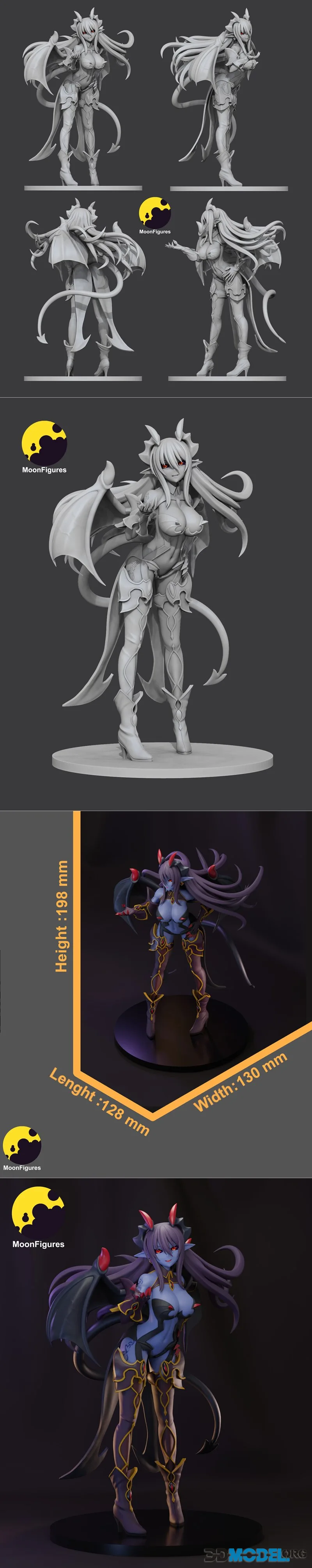 MoonFigures - Demon monster girl encyclopedia – Printable