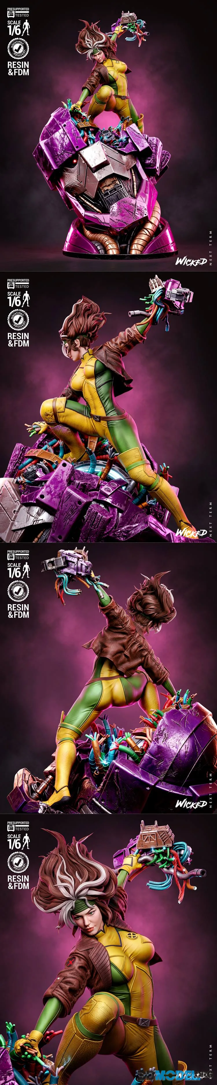 Wicked - Rogue Sculpture – Printable