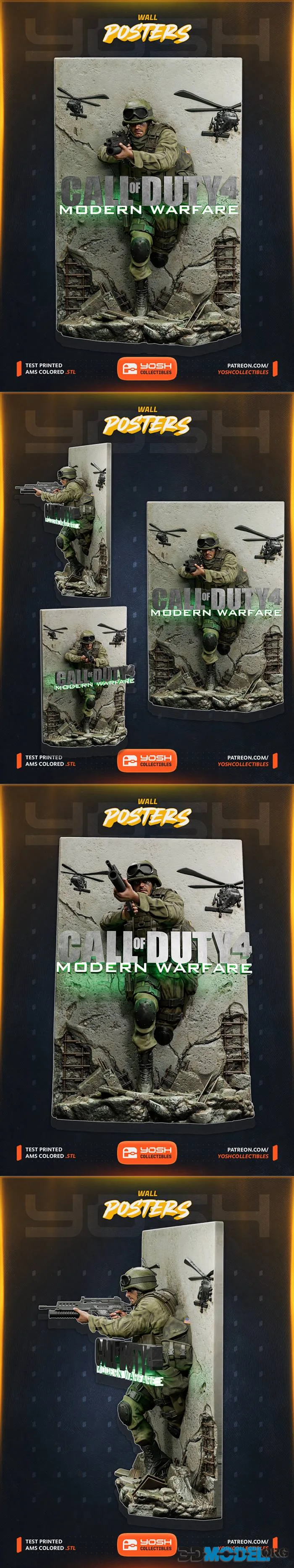 Yosh Studios - Call of Duty 4 Poster – Printable