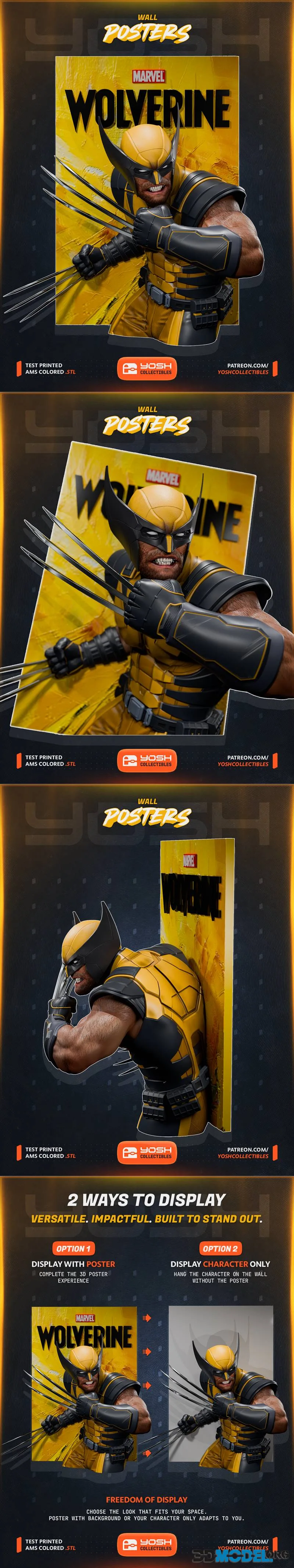 Yosh Studios - Wolverine PS5 Poster – Printable