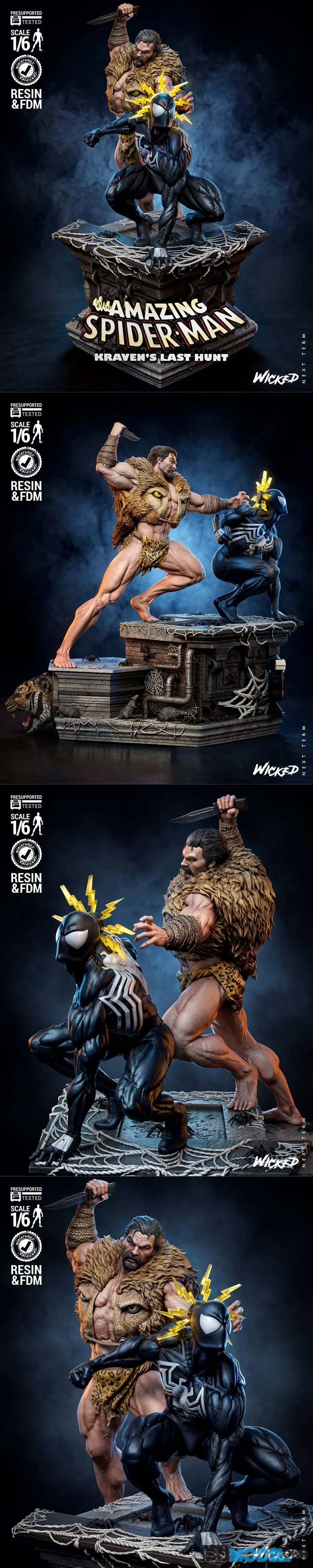 Wicked - The Last Hunt Spiderman Diorama – Printable
