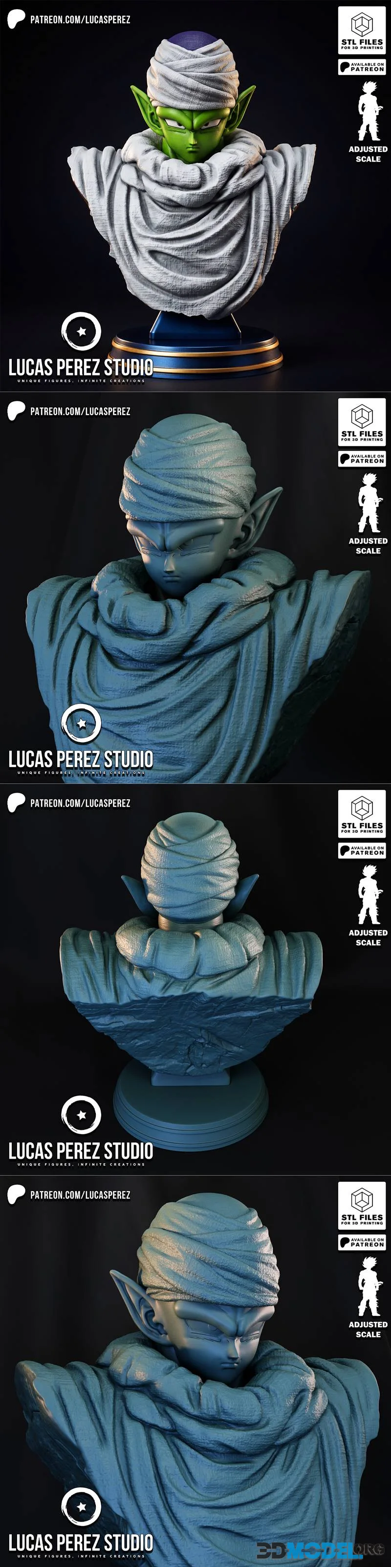 Lucas Perez - Piccolo Bust – Printable
