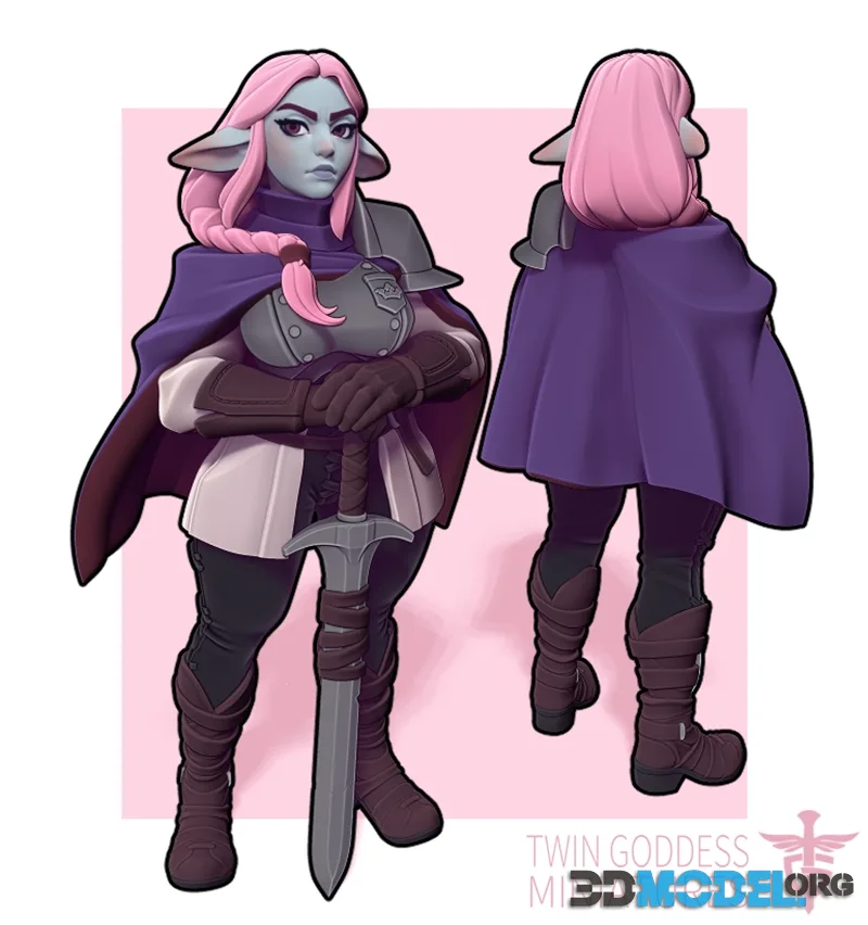 Erdbeere Firbolg Knight – Printable