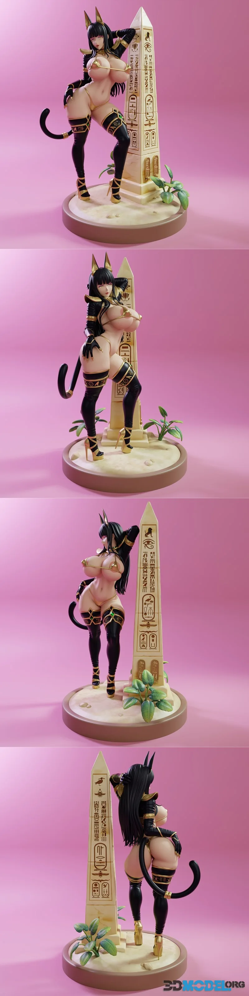 KiTNo - Egyptian Girl Anubis – Printable